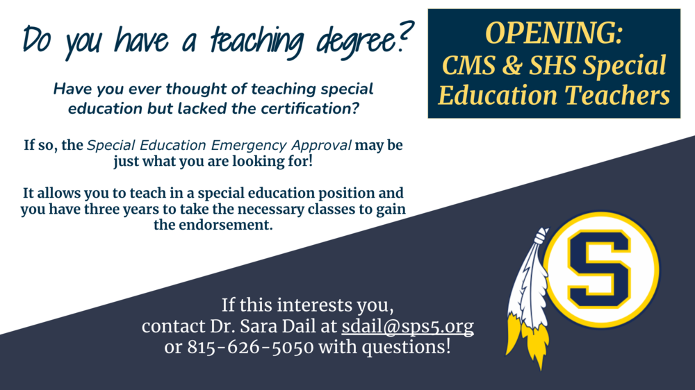 Special Education Teacher Openings! 