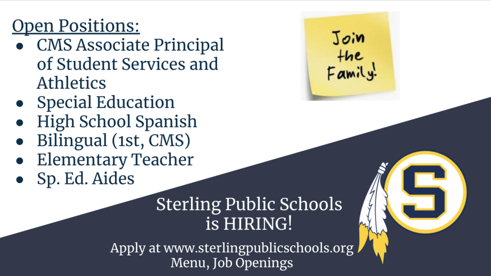 SPS is Hiring!