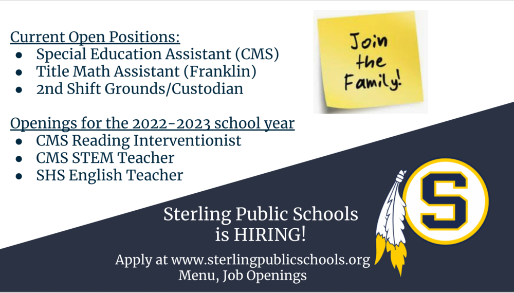 SPS is Hiring!