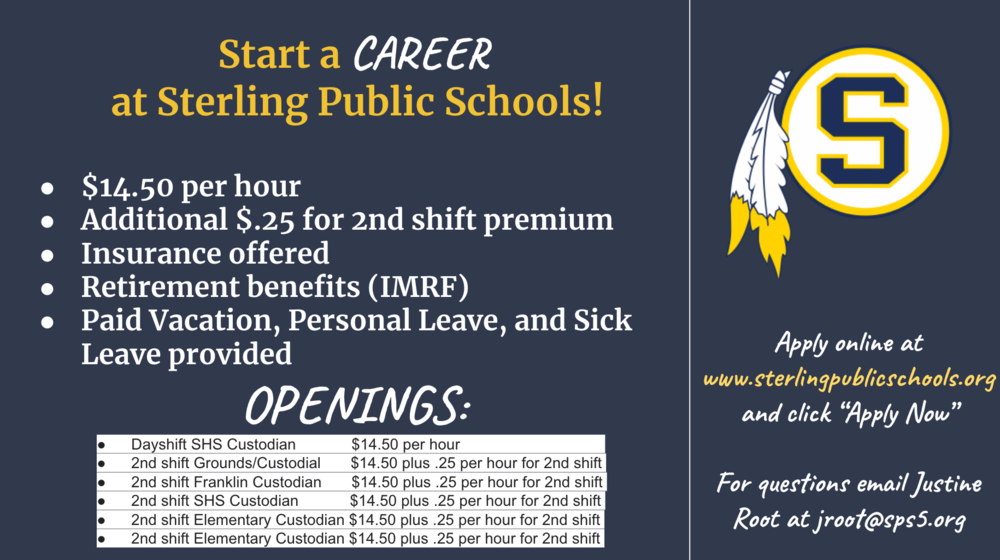 Join our Family Sterling Public Schools