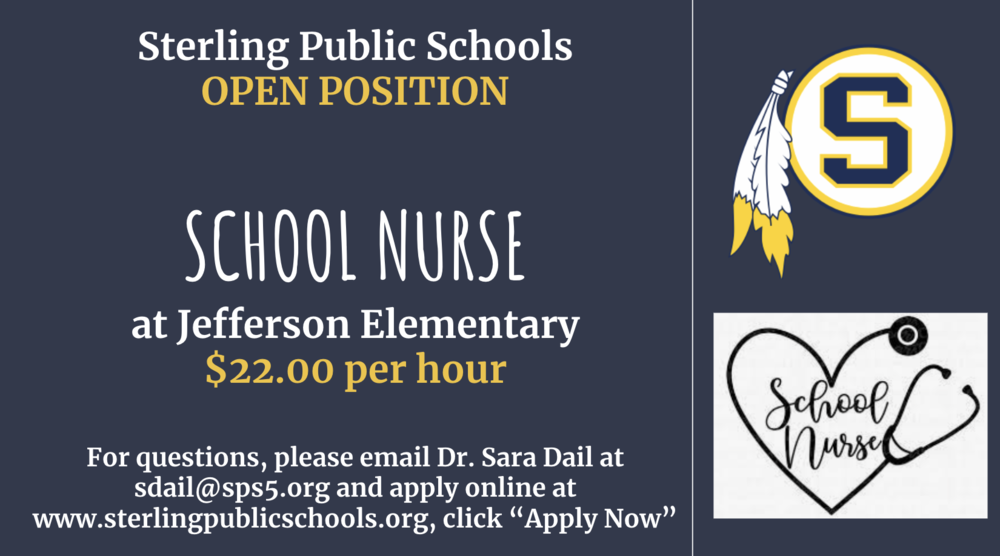 School Nurse Opening! 