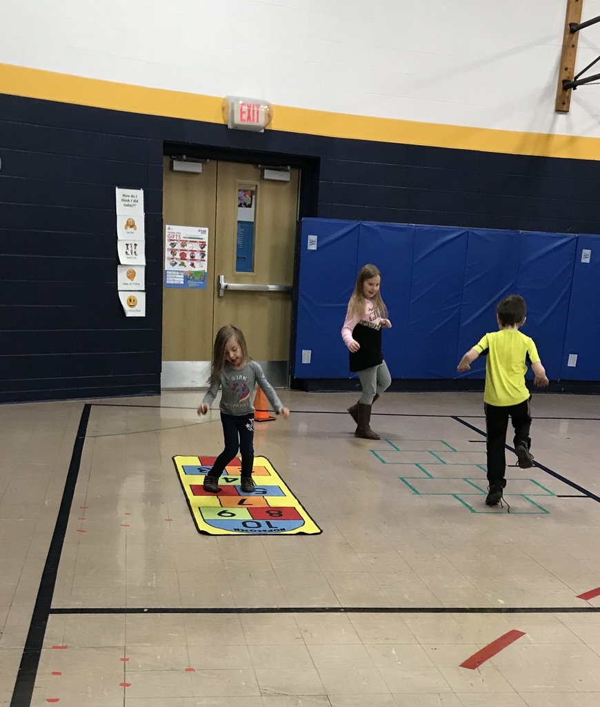 Jump Rope for ❤️ Station - Hopscotch 